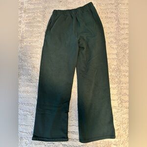 Brandy Melville Dark Green Sweatpants
